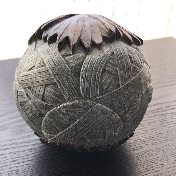 Basket Weave Orb Accent Decor - Picture 2 of 9